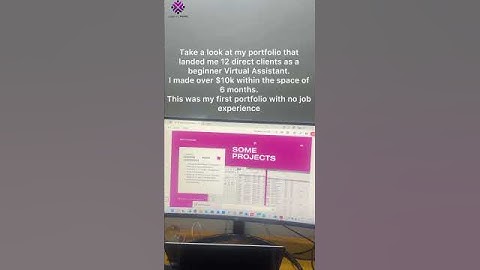 Pov: My first portfolio that landed me over 12 direct clients as a BEGINNER Virtual Assistant