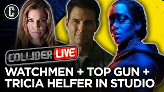 Watchmen Finale, Top Gun Trailer &amp; Tricia Helfer In Studio! - Collider Live #283