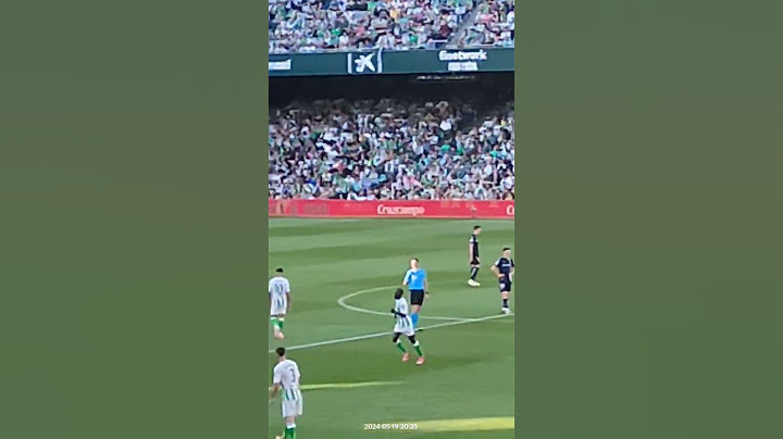 Savaly es ovacionado al ser sustituido!!! Betis-Real Sociedad. 19-05-24