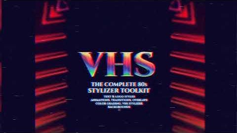 The Complete 80s Stylizer Toolkit | Retro Text Maker - After Effects Template