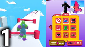 Blob Runner 3D - Gameplay / Walkthrough Part 1 | IOS & Android Game!