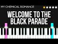 My Chemical Romance - Welcome To The Black Parade | EASY Piano Tutorial