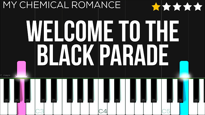 Welcome to the Black Parade Piano version - Piano performance video thumbnail
