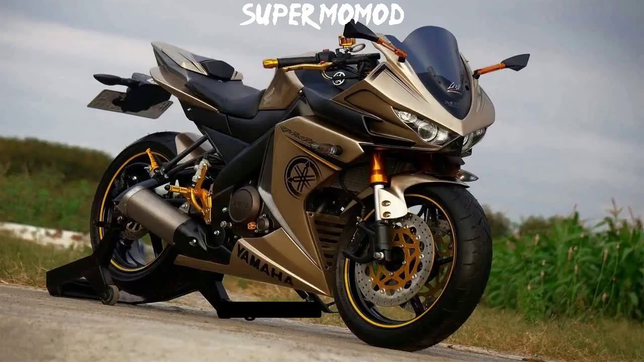 Modifikasi Vixion Full Fairing Warna Hitam 2 YouTube