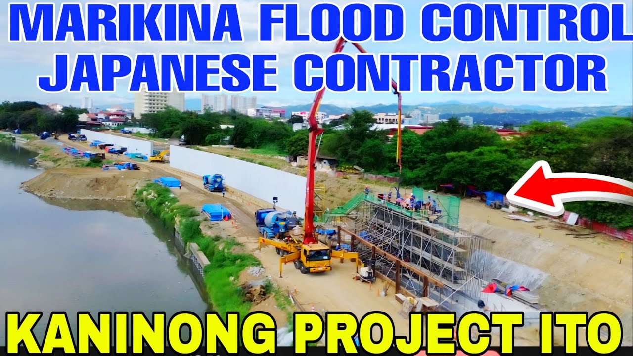 Kaninong Project Itong Marikina Flood Control na Japanese Contractor at High Quality Ang Gawa