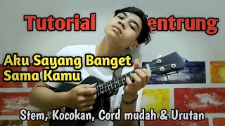TUTORIAL KENTRUNG - AKU SAYANG BANGET SAMA KAMU (cepat \u0026 mudah)