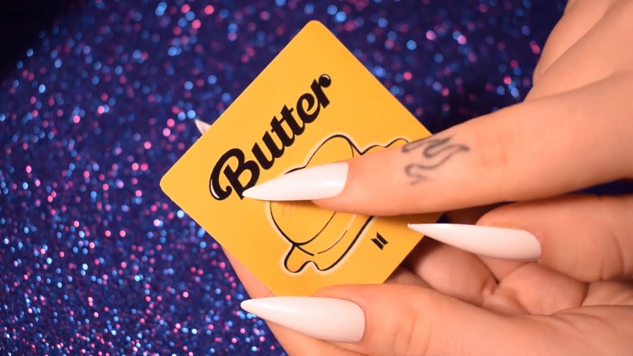 ASMR | Tracing Words with Long Nails