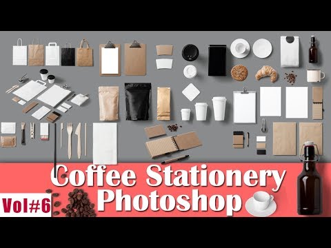 Coffee Stationery Component For Photoshop Vol#6 2018 [desimesikho]