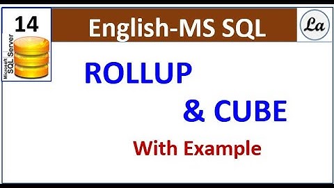 Sql Rollup & Cube  | Rollup & Cube in Sql