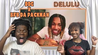 DDG X BFB DA PACKMAN - DELULU | REACTION