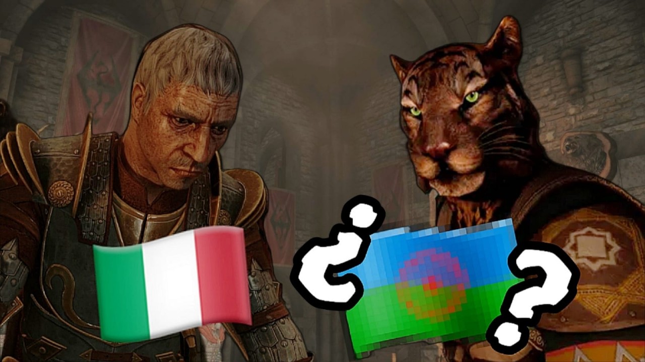 La historia REAL de las razas de Skyrim