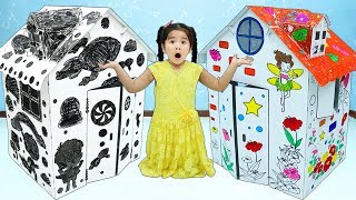 Suri Pretend Play W Colored Playhouse Draw On Toys For Kids