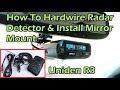 Install Hardwire Kit for Radar Detector & Mirror Mount - Uniden R3