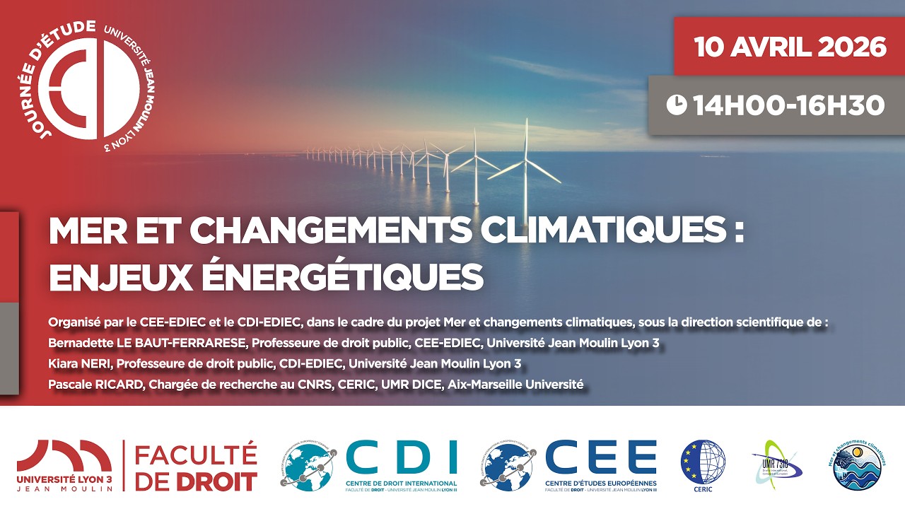 MCC : Enjeux énergétiques | Production d’énergie renouvelable en mer et catégorisation juridique