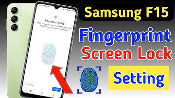 Samsung f15 5g fingerprint screen lock/fingerprint lock setting in Samsung f15 /fingerprint sensor