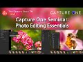 TCSTV Live: Capture One Seminar - Photo Editing Essentials