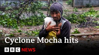 Cyclone Mocha: Deadly storm hits Myanmar and Bangladesh coasts - BBC News