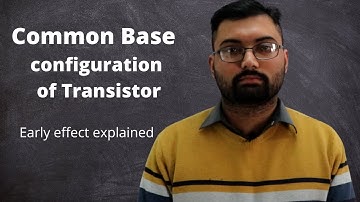 Common base configuration of BJT