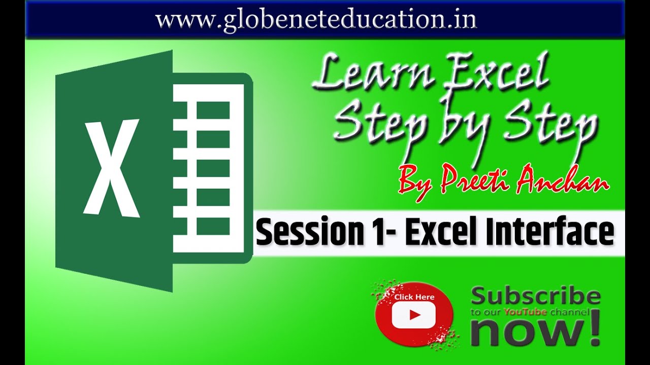 Advance Excel Program - Day 1 - Excel Interface, Shortcuts, Customizing ...