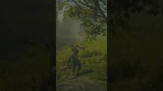 #rdr2 #youtubeshorts  BULLSEYE ONE SHOT , ONE ARROW , ONE PERFECT RABBIT PELT !!!
