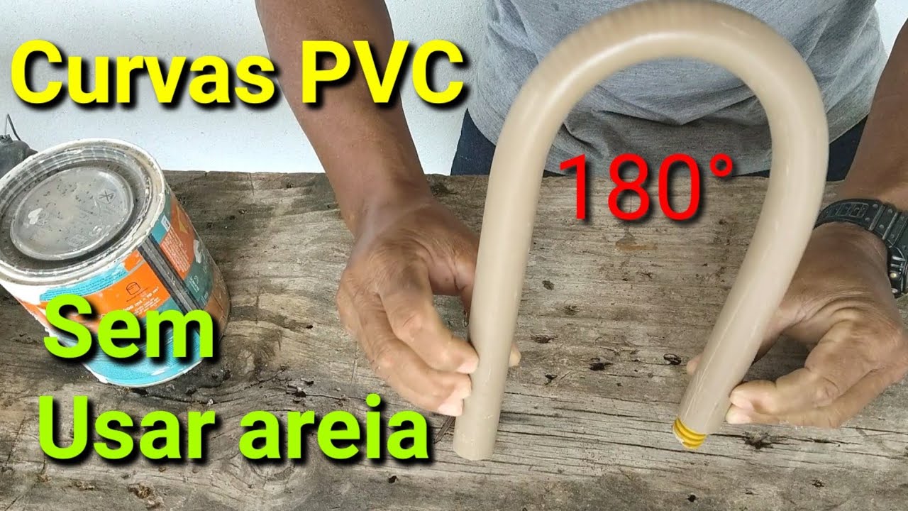 Fazer curvas 180° sem encher o tubo de areia!