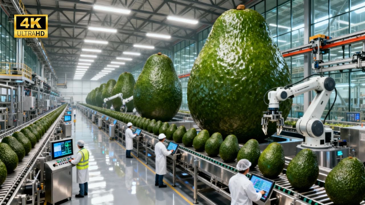Super Smooth Avocado Production Line – Industrial ASMR