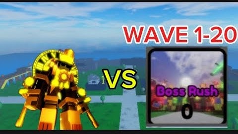 [Noob Experiment Battlefront] TITAN BRICKBATTER VS MODE BOSS RUSH WAVE 1-20