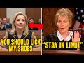 Karen Walks Out in Shame after she demands VIP treatment in Judge Judy Court