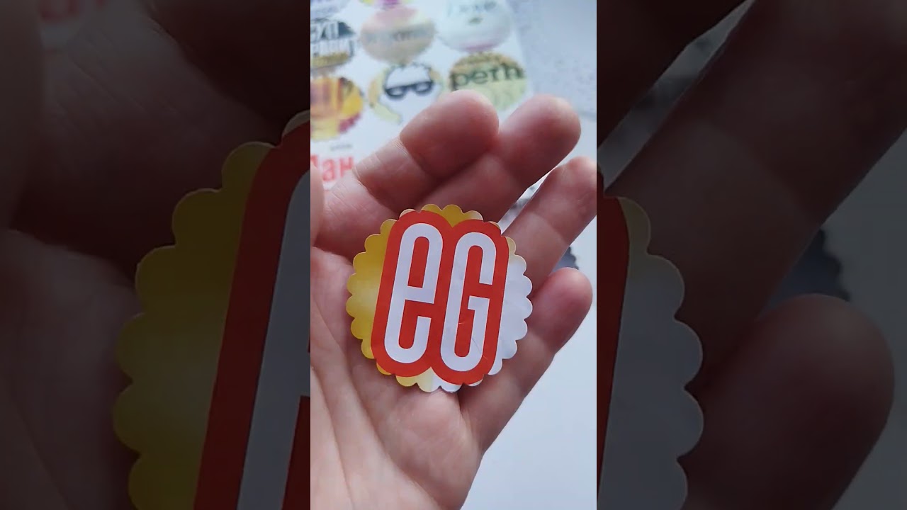 Новый стикер! New Scrap stickers #scrapbooking #diy #stickers