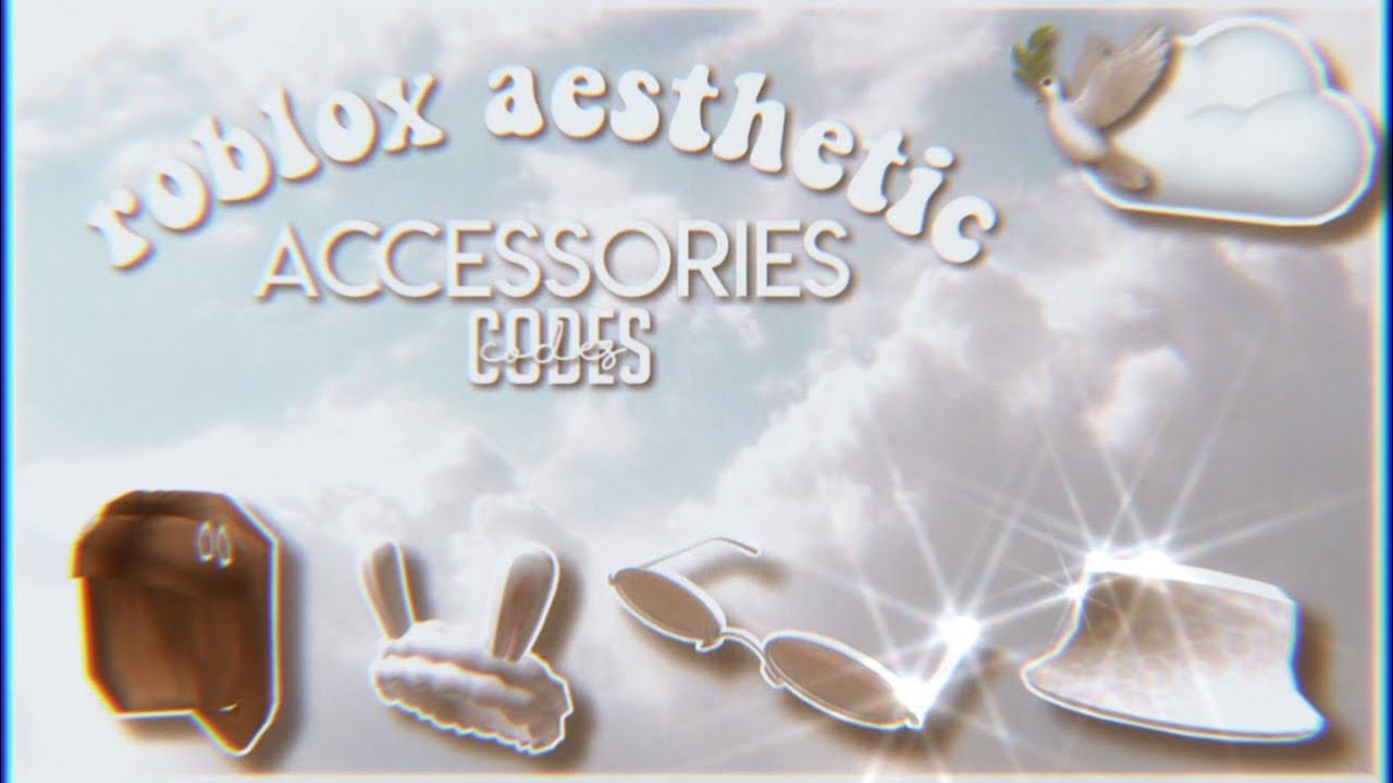 Roblox Aesthetic Accessories And Hair Codes Youtube - aesthetic roblox back accessories