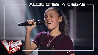 Marta Berlín canta 'Ex's and oh's' | Audiciones a ciegas | La Voz Kids Antena 3 2019