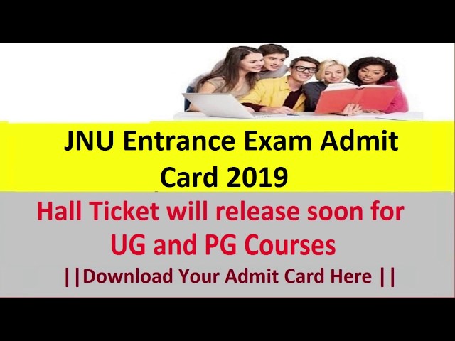 Nta Jnuee Ceeb Admit Card 2019 Hall Tickets To Be Released