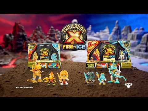 Treasure X Fire Vs Ice Hunter Pack Dig And Discover Collectible
