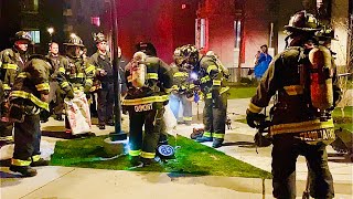 FDNY BOX 1261 ~ **FULL FDNY HAZMAT RESPONSE** FOR A LITHIUM-ION SCOOTER BATTERY FIRE ON 1ST AVENUE.