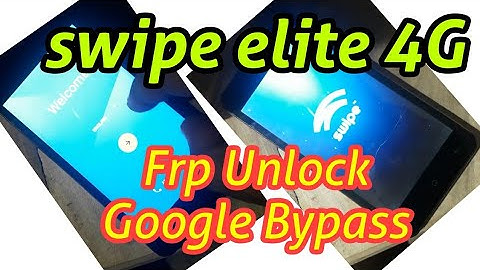 Swipe elite 4g Frp unlock google account remove without PC|Swipe elite 4g google account bypass