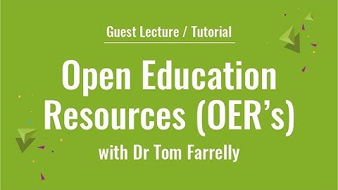 Open Education Resources (OER