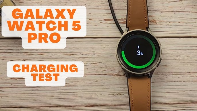 How To Charge Your Samsung Galaxy Watch 5 / 5 Pro - Youtube