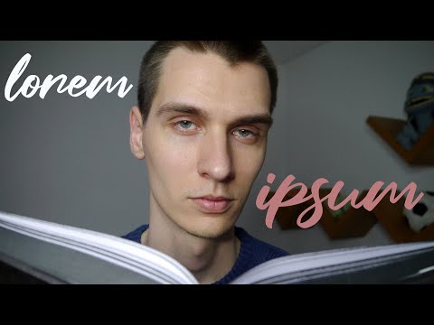 Lorem Ipsum ASMR - Latin Deep Whispering