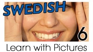 ⁣Learn Swedish Vocabulary with Pictures - Facial Features