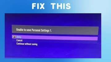 How to Fix FIFA 23doesnt save career mode | Fix Unable to save Personal Settings 1 FIFA 23
