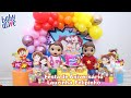 FESTA DE ANIVERSÁRIO DOS GÊMEOS LAURINHA E FELIPINHO COM O TEMA MARIA CLARA E JP