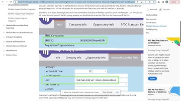 Marketo Measure connection with Marketo Engage