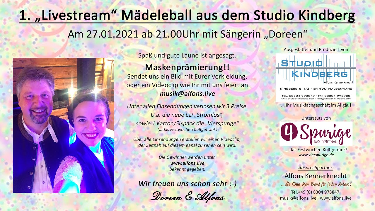 1. Mädeleball aus dem Studio Kindberg YouTube