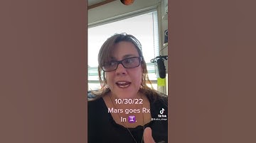 Mars goes retrograde 10/30/22