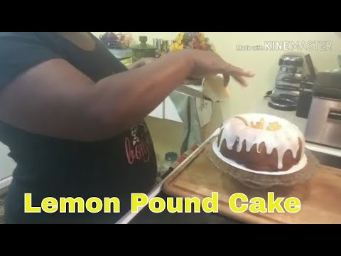 How To Make Moist Buttery Lemon Pound Cake....with Jello Pudding