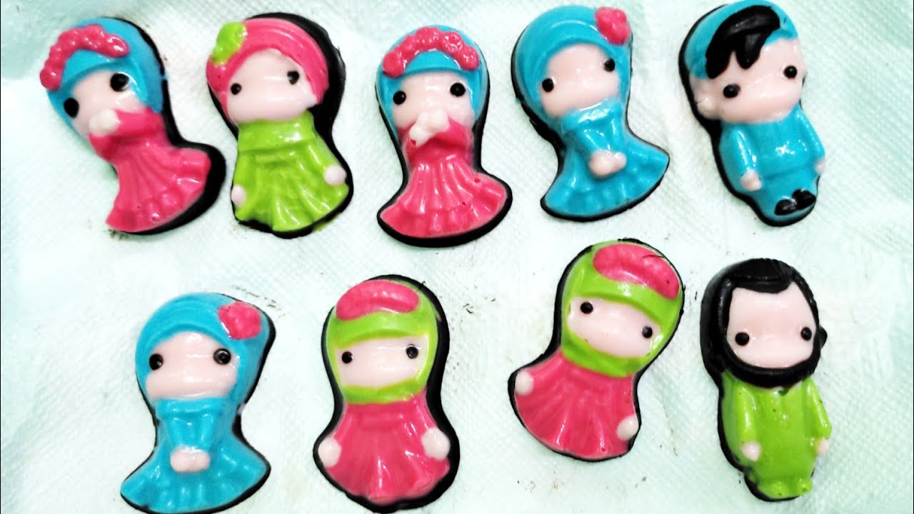 CARA MEMBUAT COKLAT KARAKTER MUSLIM EDISI LEBARAN  | IDE JUALAN BULAN RAMADHAN