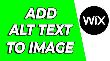 How To Add Alt Text To Images In Wix Easy