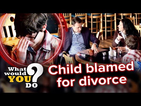 Parents blame kid for their divorce | WWYD?