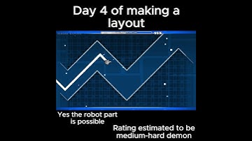 Day 4 of making a GD level #geometrydash #gd