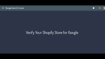 EASY - How to verify Shopify store with Google Search Console 2021